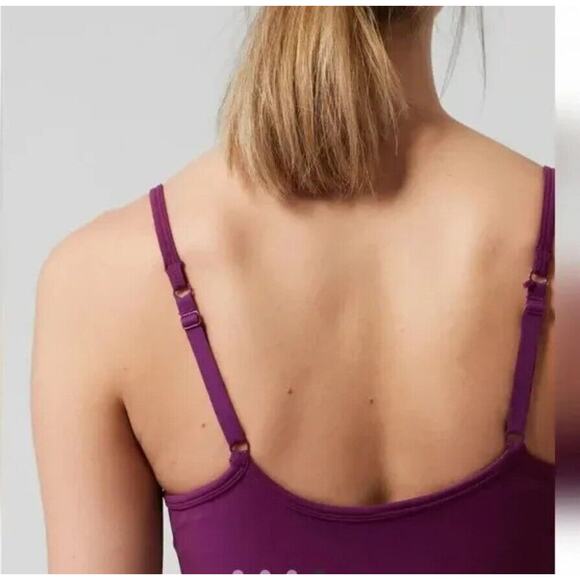 NWT Athleta Renew Bra D/DD Exotic Fushia Purple Size Small MSRP $49 Yoga Pilates - Picture 3 of 8